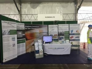 christeyns food hygiene klenzan stand at the cheese show