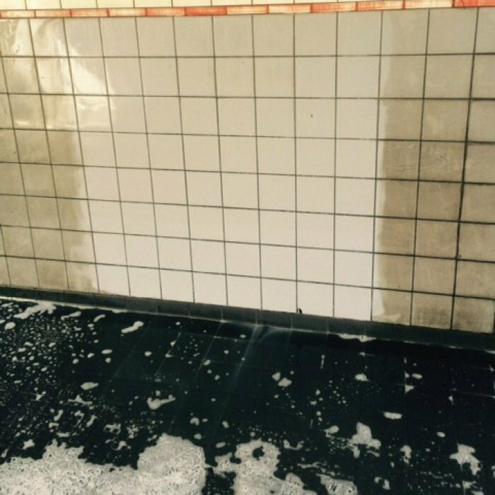 Resultaat tegelwanden