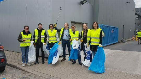 A clean neighbourhood at our headquarters in Ghent