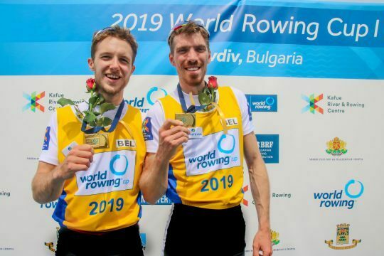 Christeyns sponsors rowers on their way to the Olympic Games