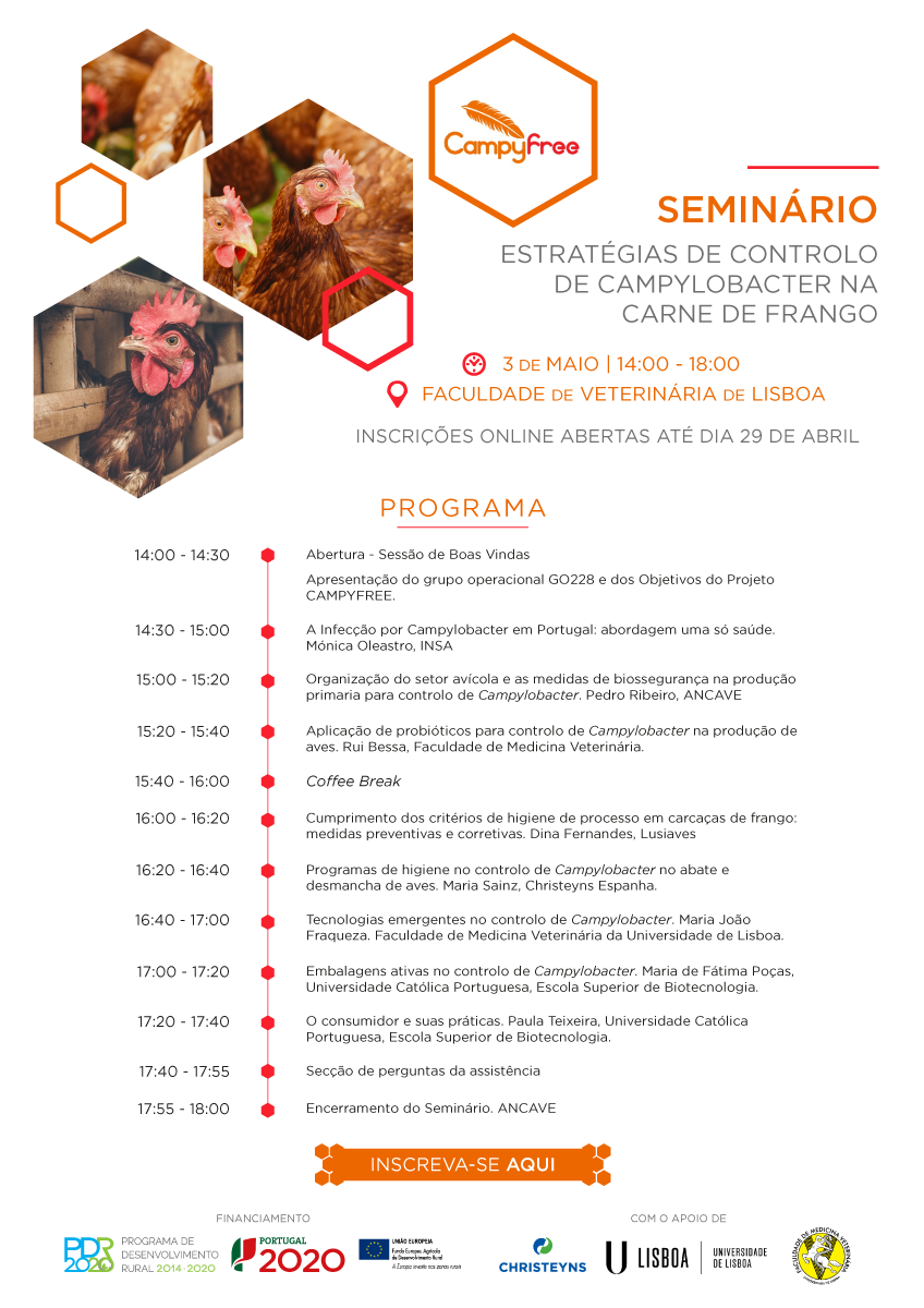 Seminário Estratégias de Controlo de Campylobacter na Carne do Frango