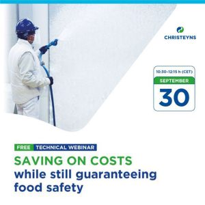 Éxito del webinar de CHRISTEYNS sobre ahorro de costes en higiene garantizando la seguridad alimentaria