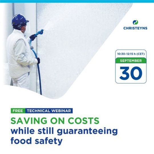 Éxito del webinar de CHRISTEYNS sobre ahorro de costes en higiene garantizando la seguridad alimentaria