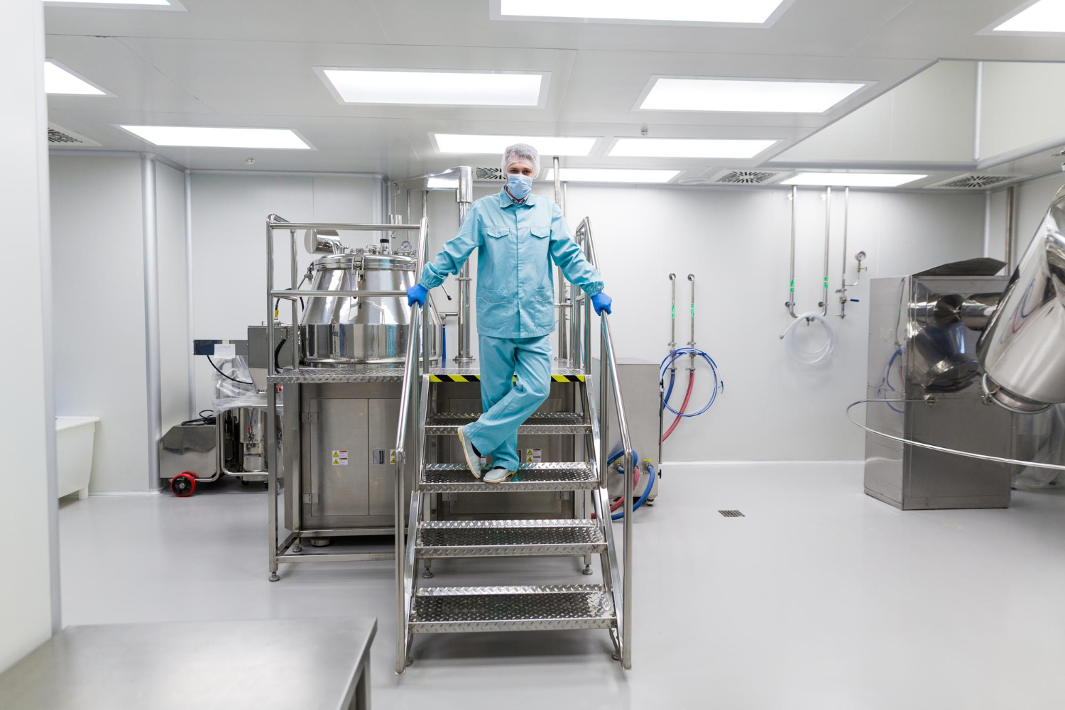 Clean-in-place in cosmetics manufacturing