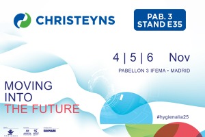 Christeyns presenta en Hygienalia un servicio pionero para la higiene profesional