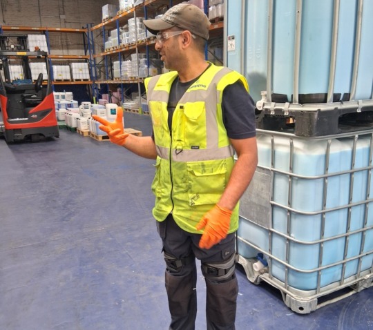 Christeyns UK invests in Exoskeleton suits helping to reduce strain and improve workplace safety